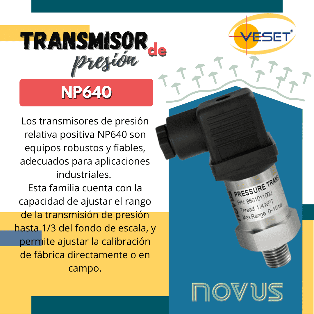 Transmisor de presión NP640
