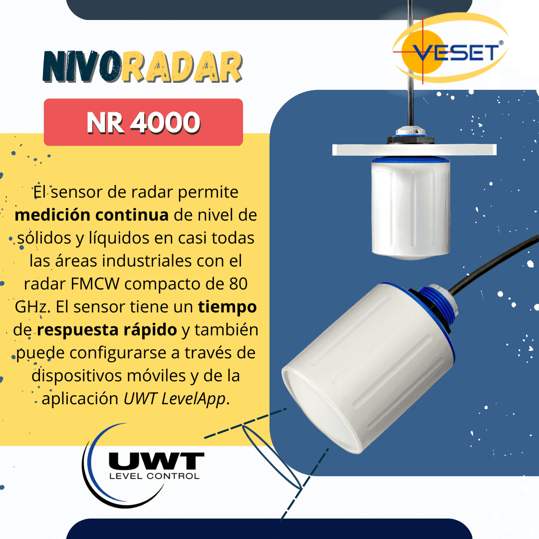 Transmisor de nivel radar